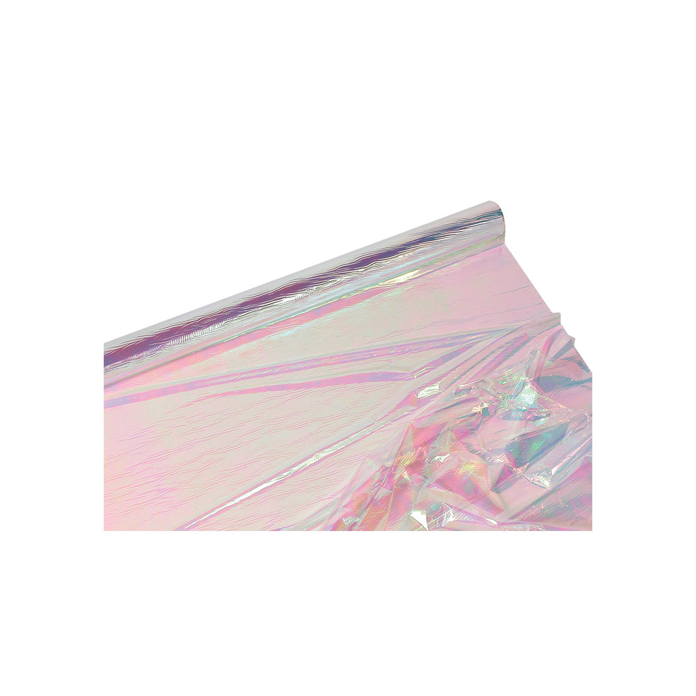 Pearlescent transparent wrap