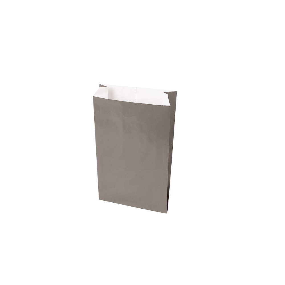Taupe glossy paper sachets, 7 x 12 cm, 70g (x250)
