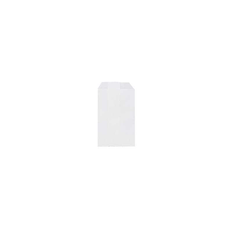 White glossy paper sachets, 7 x 12 cm, 80g (x125)