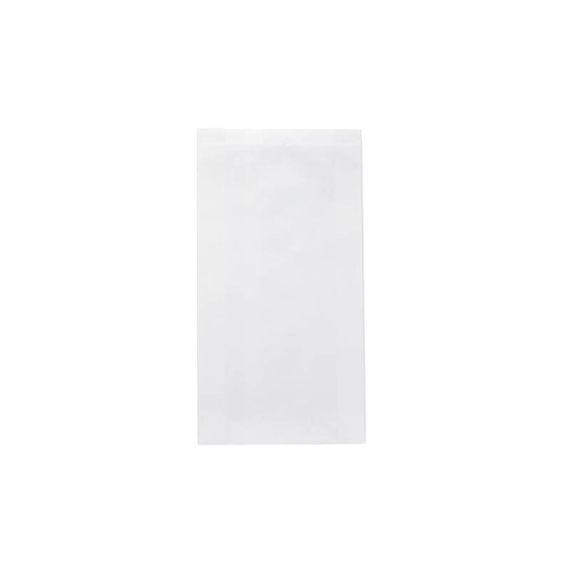 White glossy paper sachets, 18 x 6 x 35 cm, 80g (x250)