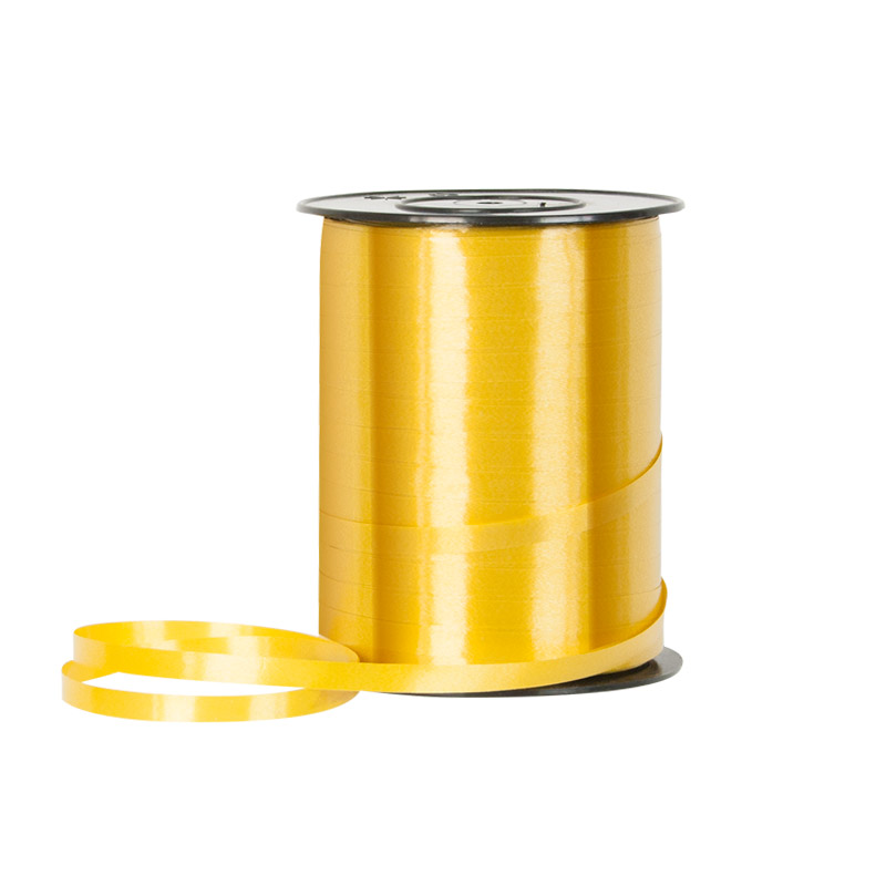 Gold coloured gift curling ribbon
