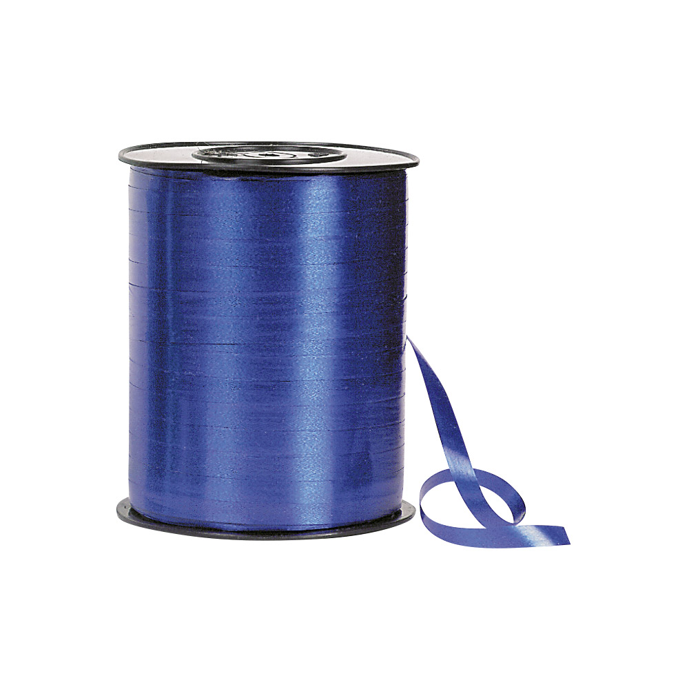 Navy blue gift curling ribbon