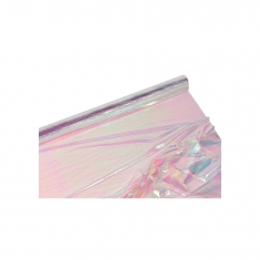 Pearlescent transparent wrap