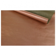 Two-sided wrapping paper, antique pink and khaki 0.70 x 25m