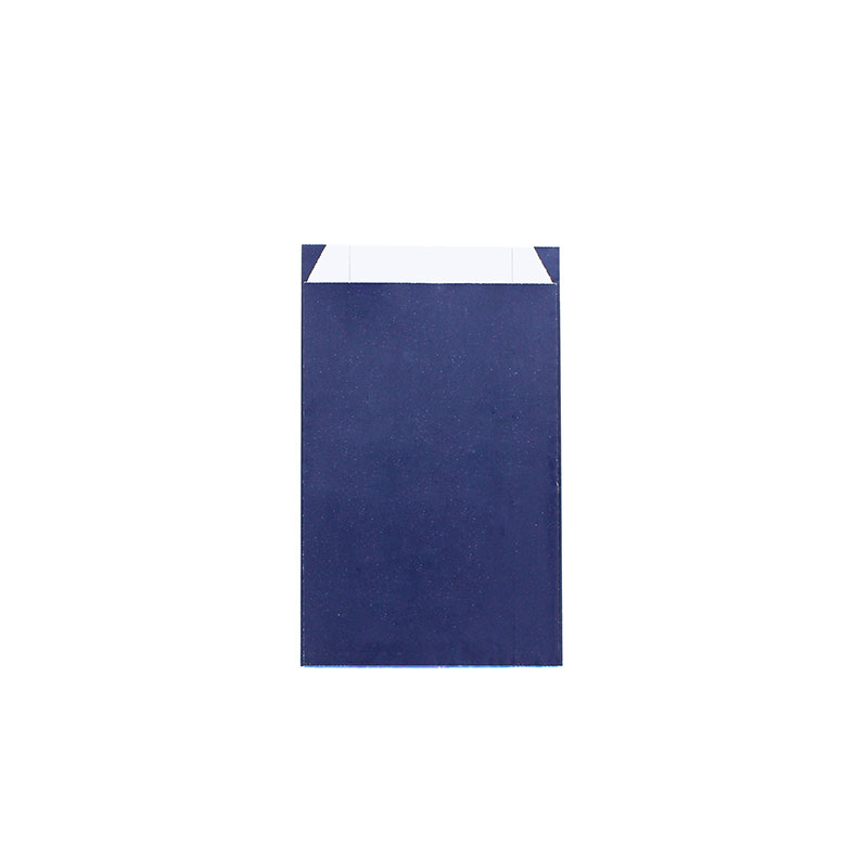 Iridescent navy blue paper gift bags, 7 x 12cm, 70g (x125)