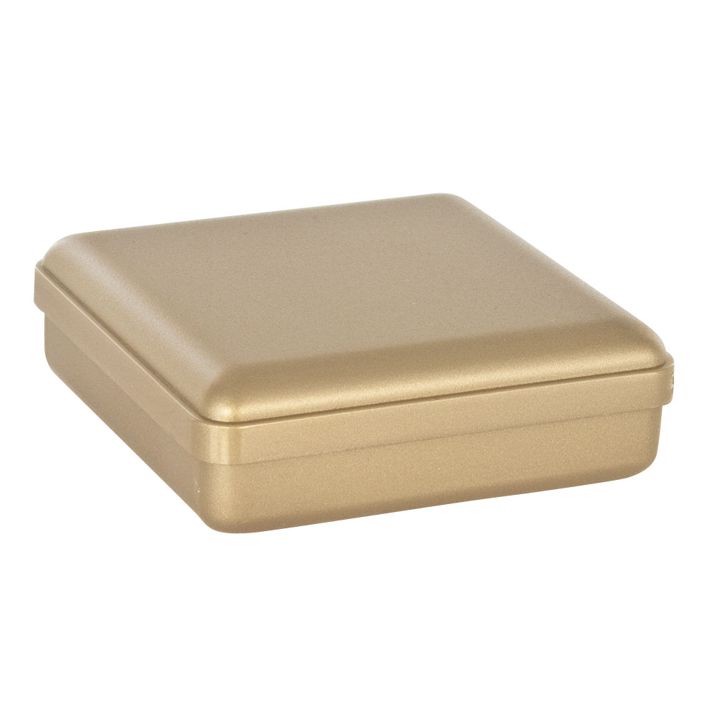 Opaque plain plastic jewellery box