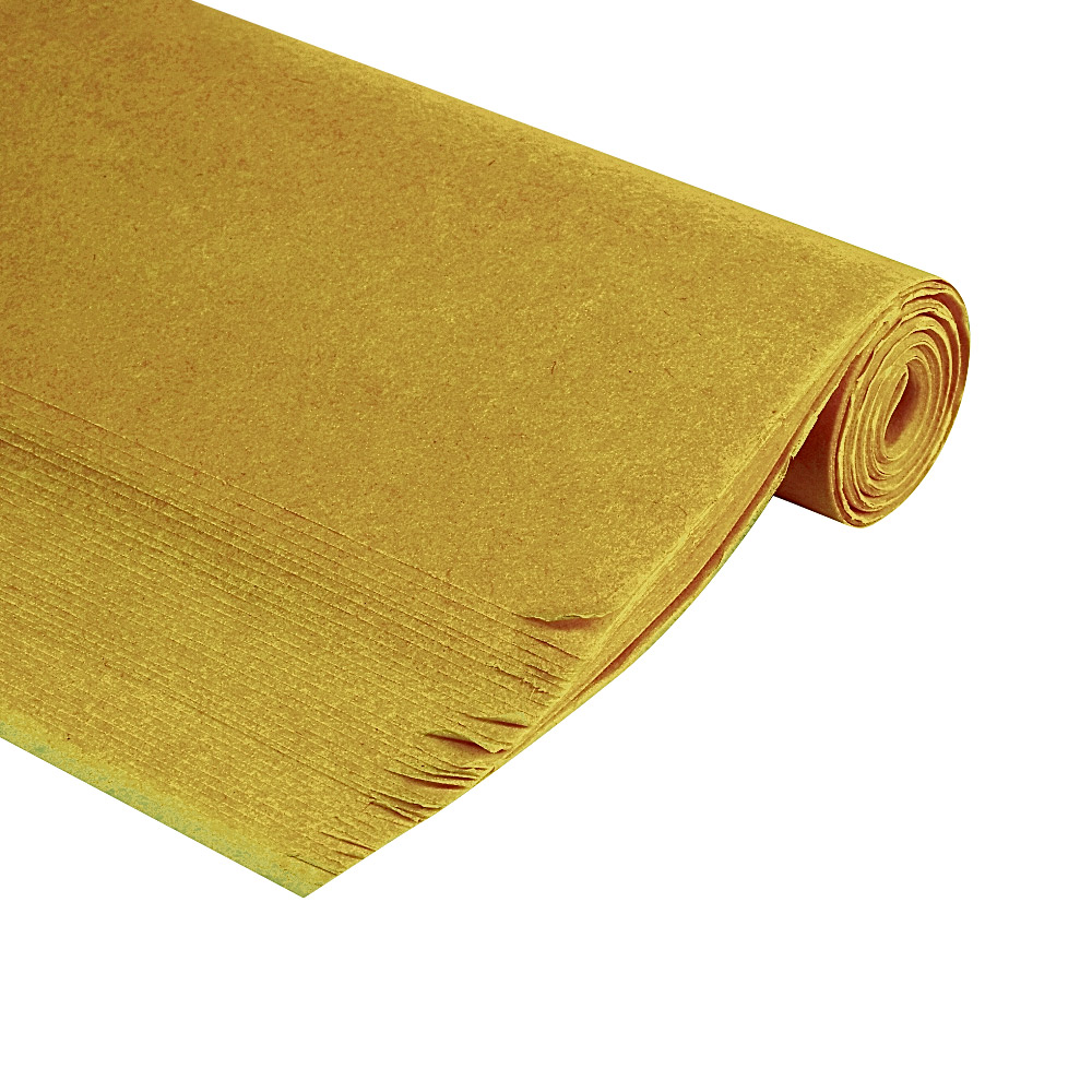 Metallic gold-coloured tissue paper