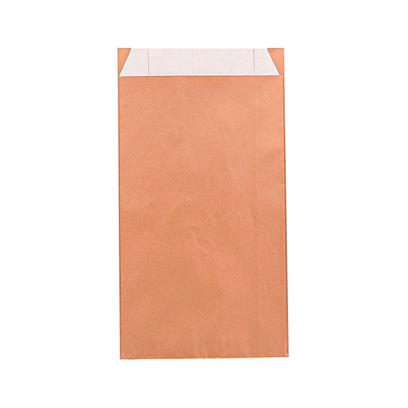 Iridescent terracotta paper gift bags, 18 x 6 x 35cm, 70g (x50)