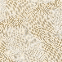 White and gold lizard skin print gift wrap, 0.70 x 25m, 70 g