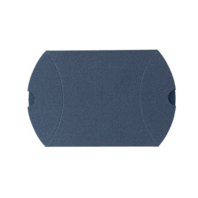 Iridescent navy blue pillow boxes, 290g - 8 x 10 x 3.5cm