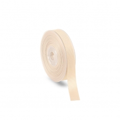 Beige coarse grain man-made ribbon