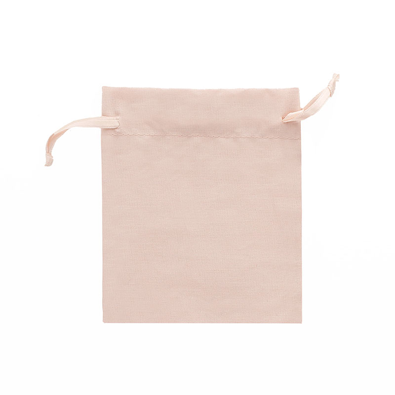 100% cotton antique pink pouches with matching satin ribbon drawstrings 12 x 14cm