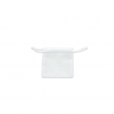 100% cotton pouches with white drawstrings, 7 x 7 cm (x5)