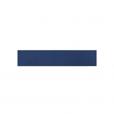Coarse grain man-made navy blue ribbon