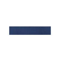 Coarse grain man-made navy blue ribbon