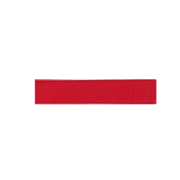 Coarse grain man-made red ribbon
