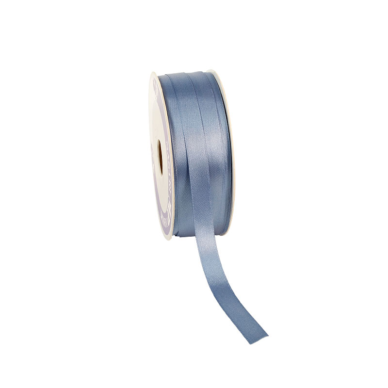 Powder blue satin-finish ribbon 12mm x 100m