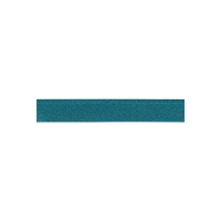 Satin finish man-made teal ribbon