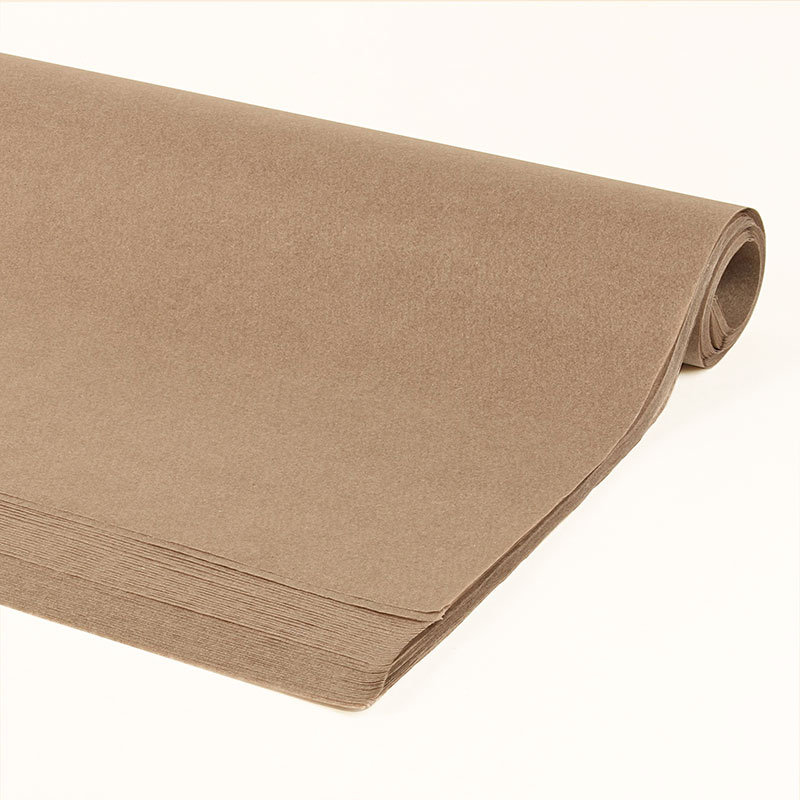 Taupe coloured tissue paper