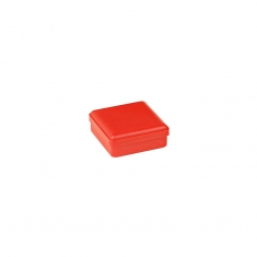 Opaque plain plastic jewellery box