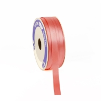 Satin finish man-made coral ribbon