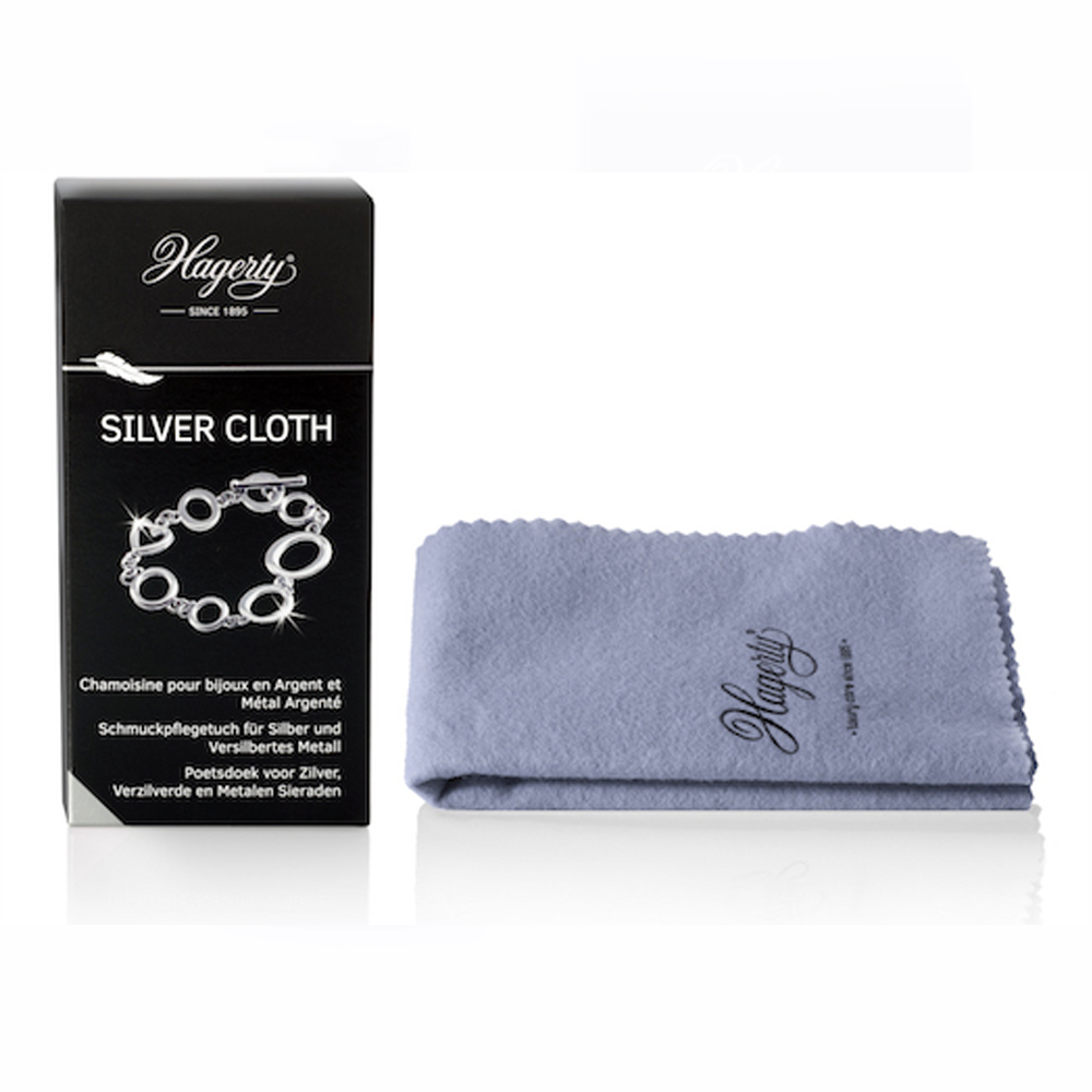 Box of 12 Silver Cloths for polishing by Hagerty