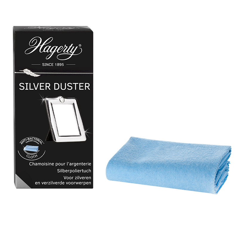 Pack of 12 Silver Duster cloths by Hagerty