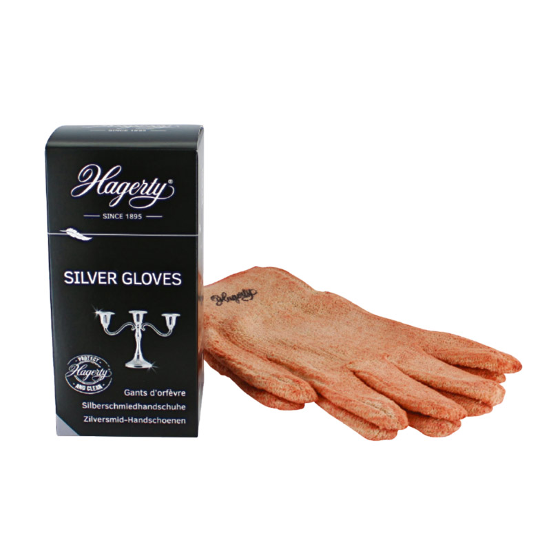 Carton de 6 paires Silver Gloves impregnés pour nettoyer l'argenterie