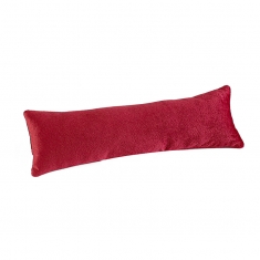 Bordeaux velveteen bracelet bolster with rear stand 8 x 25 cm