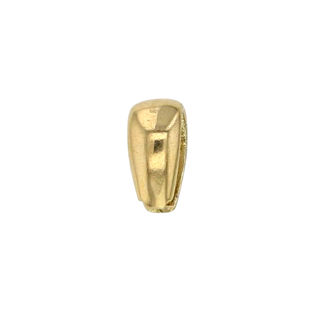 18ct gold bail, oval rounded form 5.5x6.2mm