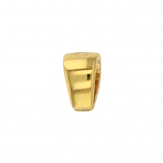 9ct gold bail, 3.5 x 6mm - triangular form