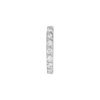 9ct white gold bail, studded with 7 diamonds (0.06ct) 10 x 1 mm