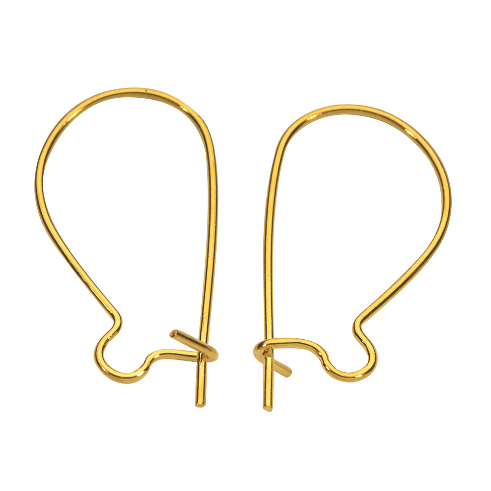 Gold plated safety ear wires