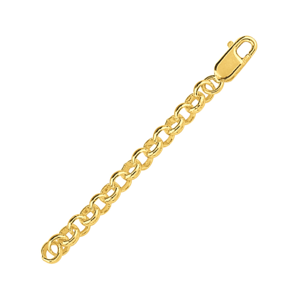 Gold plated belcher chain extension