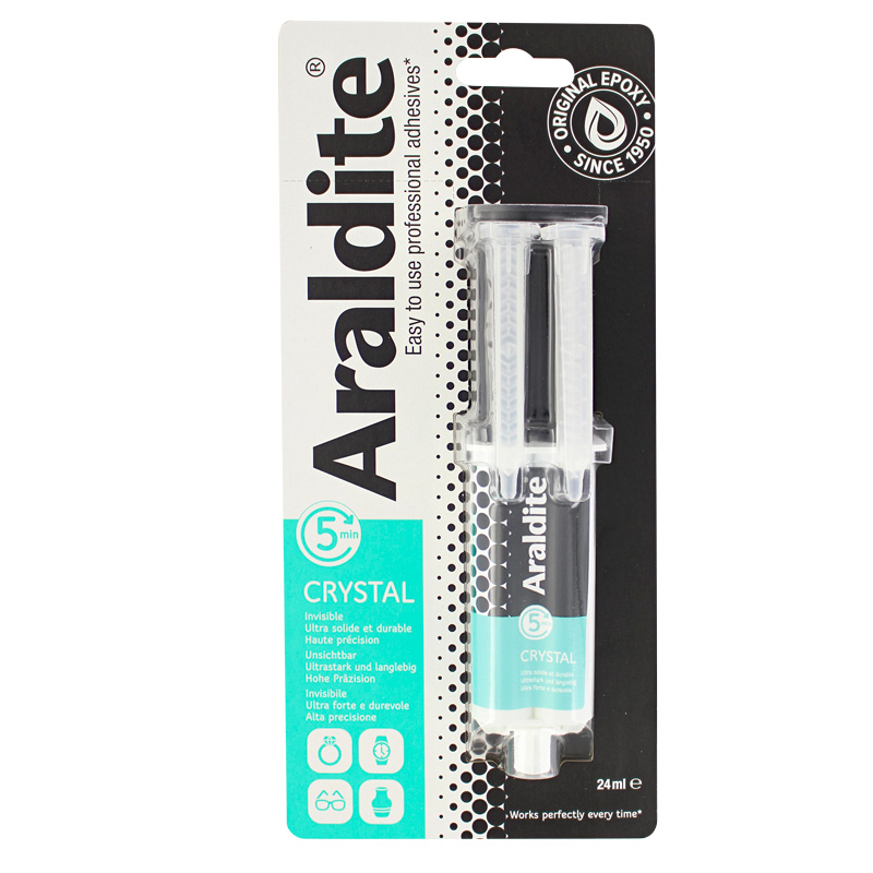 Araldite crystal glue