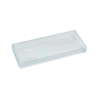 Clear rectangular boxes