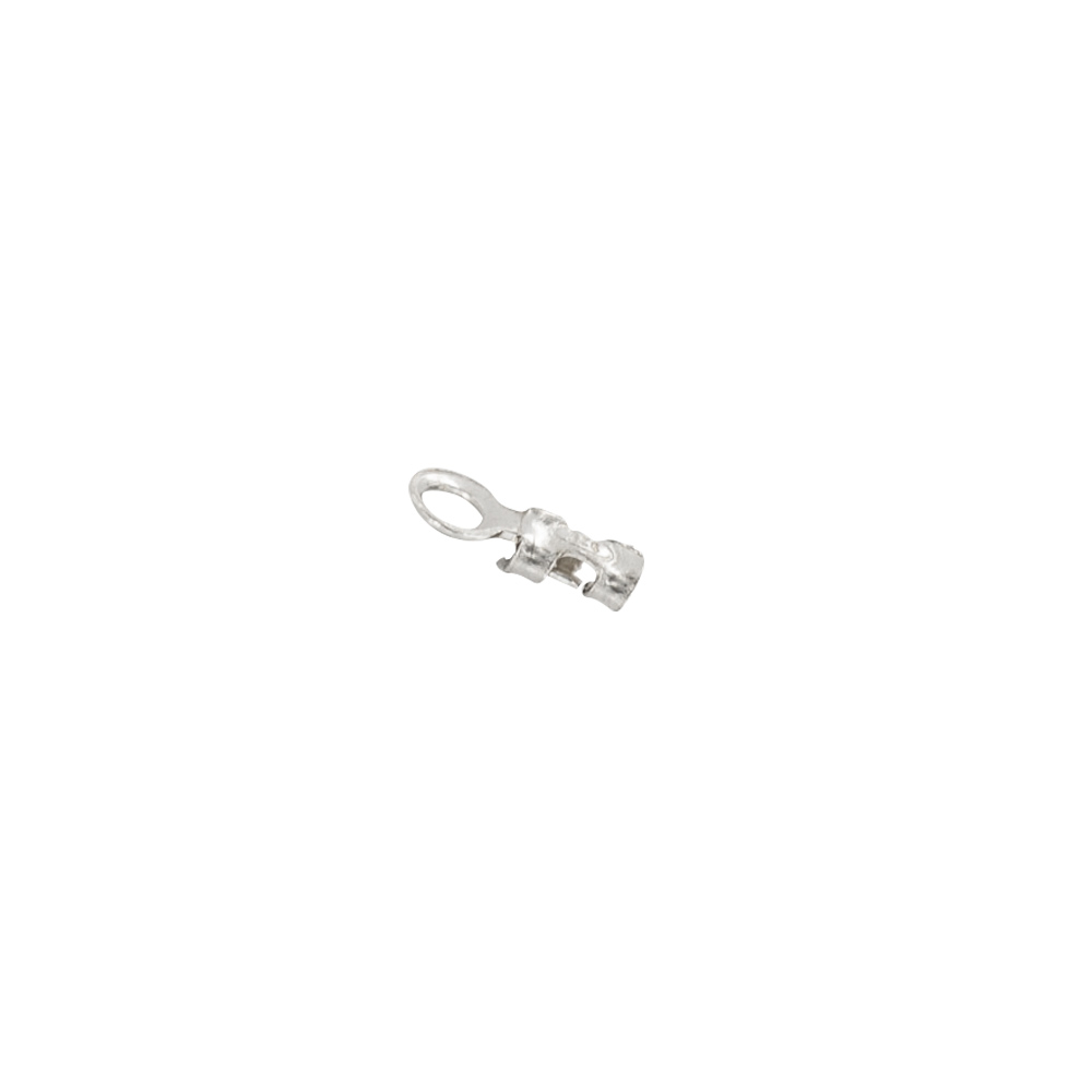 Sterling silver end cap with ring