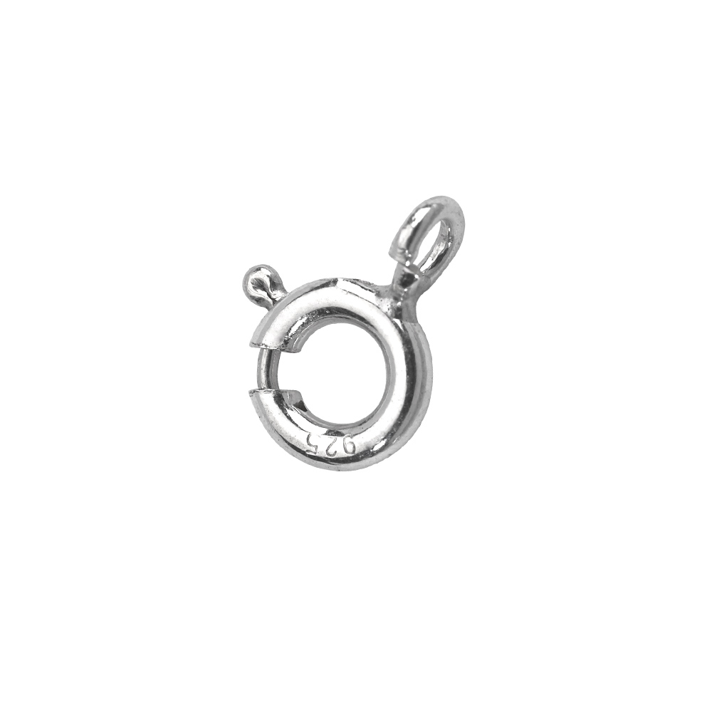 Sterling silver bolt ring