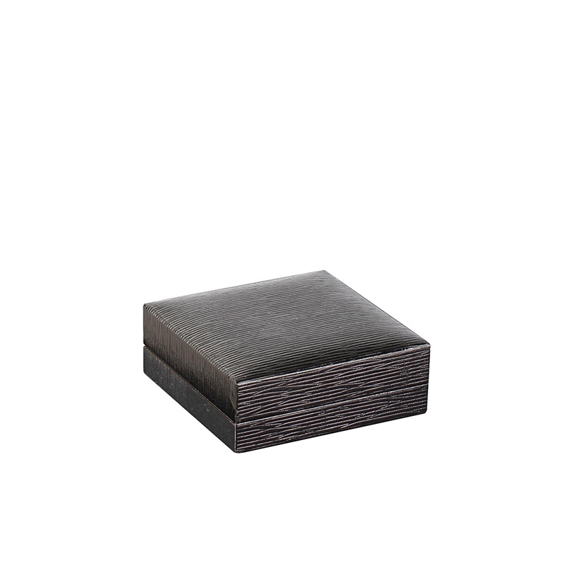Black leatherette trinket box