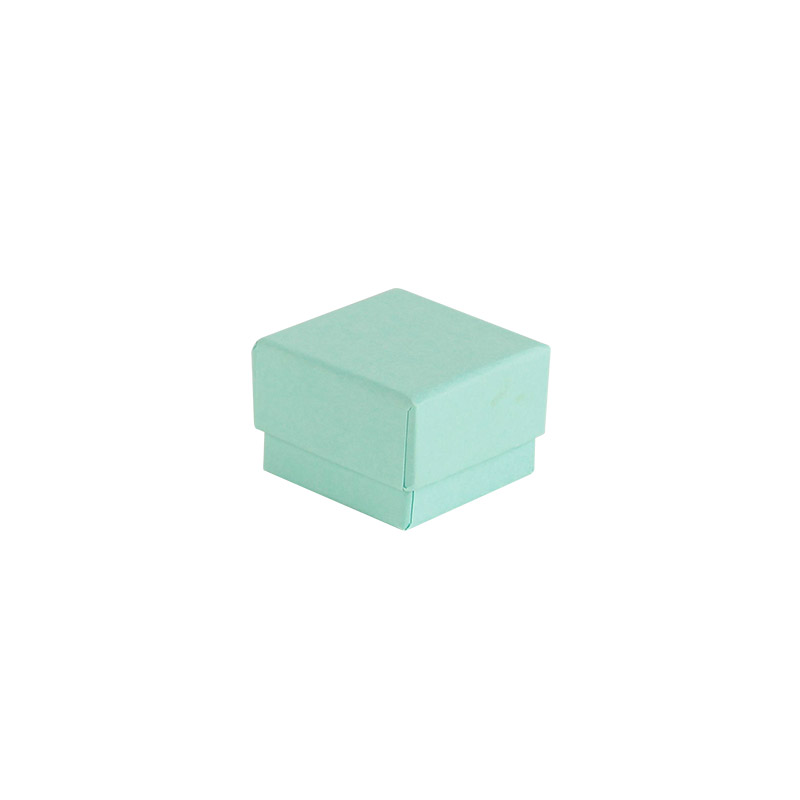 Mint green satin finish ring/universal box