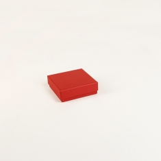 Red satin finish card universal box