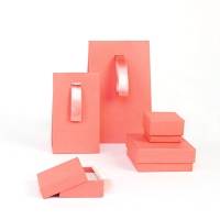 Smooth finish coral colour card universal box