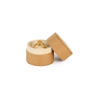 Cylindrical card ring box