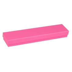 Fuchsia satin finish card ring box