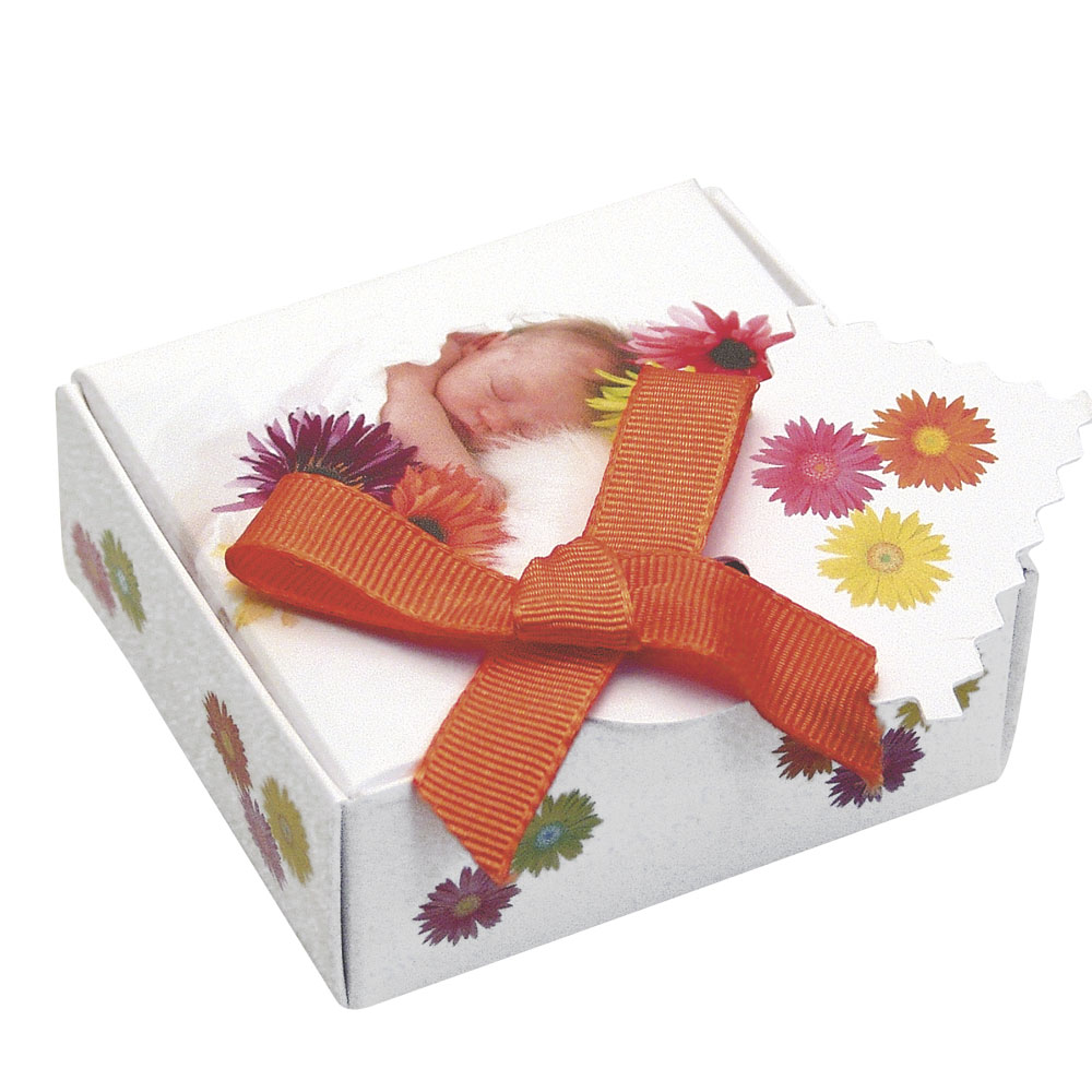 Newborn card gift box