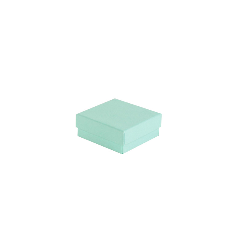 Mint green satin finish card universal box