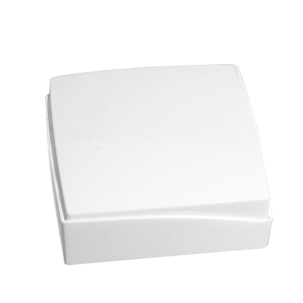 Modern white plastic trinket box
