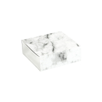 \'White marble\' card matchbox style universal trinket box