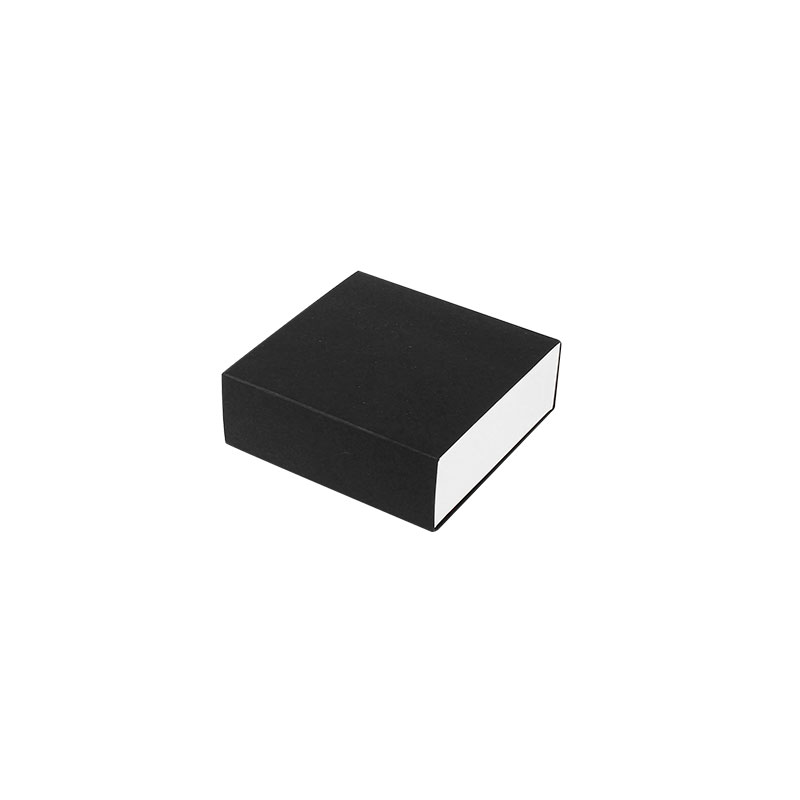 Matchbox style matt black and glossy white card jewellery gift boxes