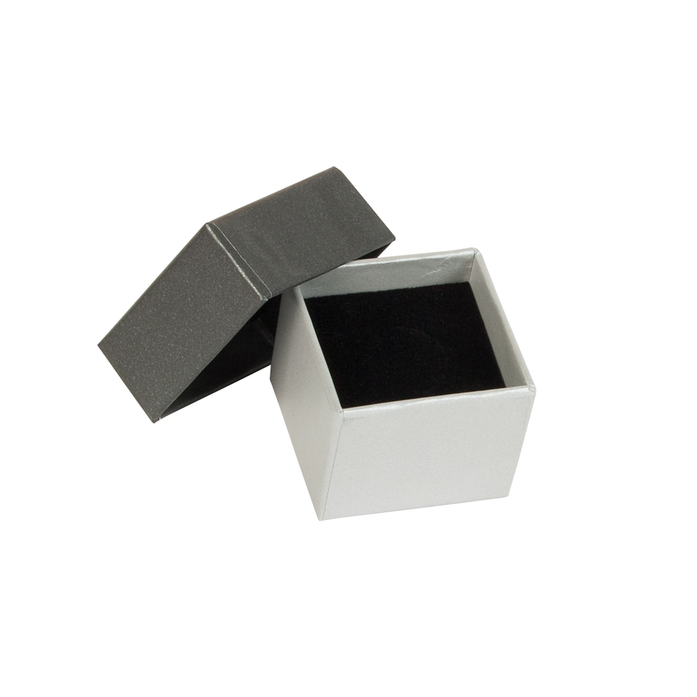 Pearlescent finish card jewellery presentation boxes